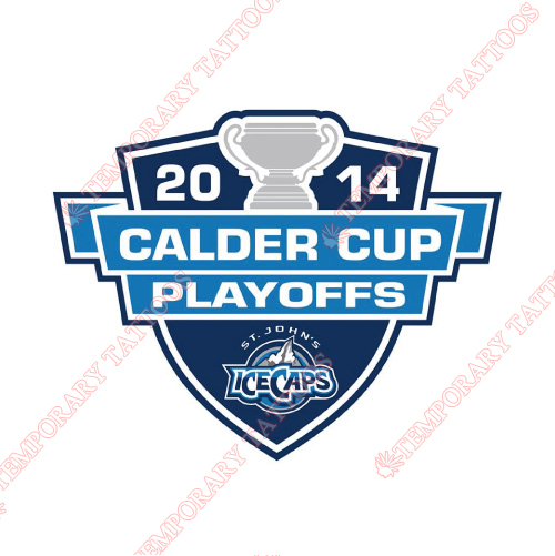 St Johns IceCaps Customize Temporary Tattoos Stickers NO.9155